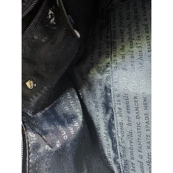 Kate Spade New York Cameron Street Night Rose Large Lane Satchel EUC - Picture 6 of 7